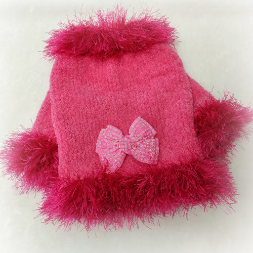 Eyelash Fringe Doggie Sweater