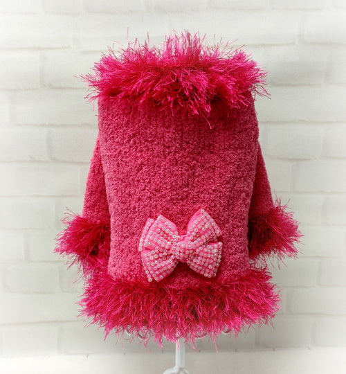 Eyelash Fringe Doggie Sweater
