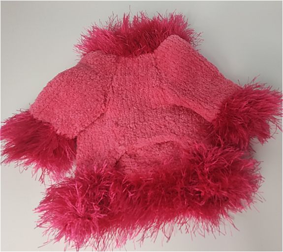 Eyelash Fringe Doggie Sweater