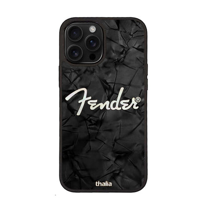 FenderbyThalia Fender Black Shell Spaghetti Logo | iPhone case – product image 2