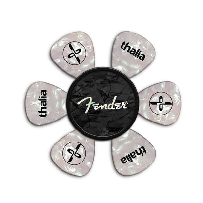 FenderbyThalia Fender Black Spaghetti Logo | Pick Puck 2.0