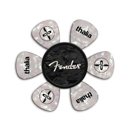 FenderbyThalia Fender Black Spaghetti Logo | Pick Puck 2.0