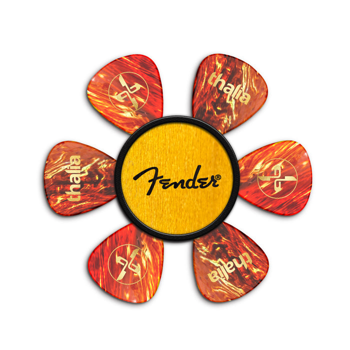 FenderbyThalia Fender Maple Spaghetti Logo | Pick Puck 2.0
