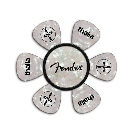 FenderbyThalia Fender Mother of Pearl Spaghetti Logo | Pick Puck 2.0
