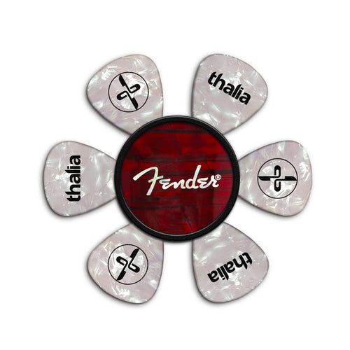 FenderbyThalia Fender Red Angel Wing Spaghetti Logo | Pick Puck 2.0