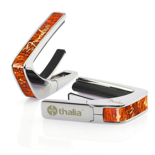 FenderbyThalia Fender Tortoise Shell with Gold Spaghetti Logo | Officially Licensed Capo