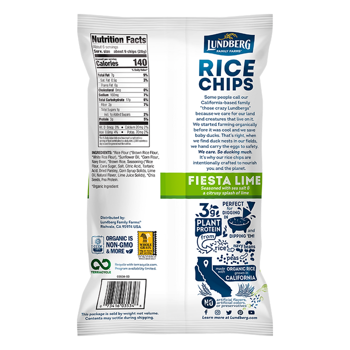 Fiesta Lime Rice Chips