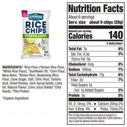 Fiesta Lime Rice Chips