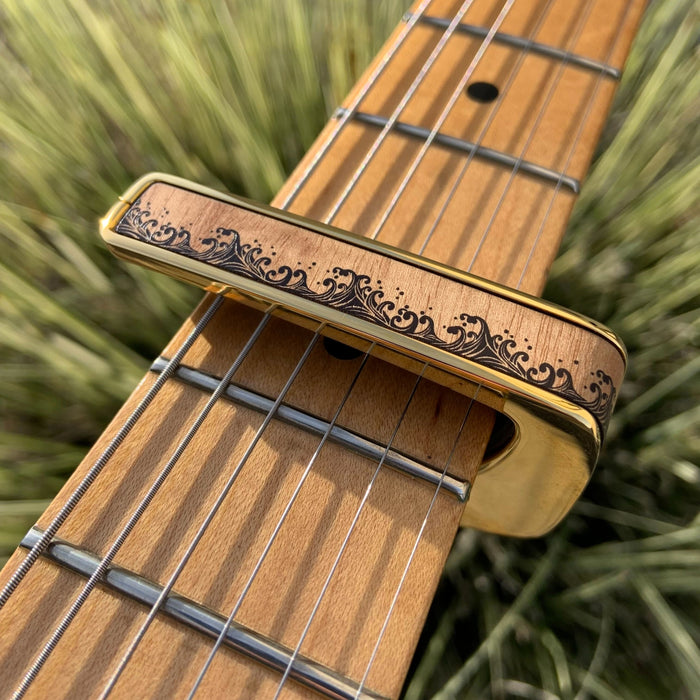 Thalia Flamed Maple Waves | Deluxe Capo – product image 4