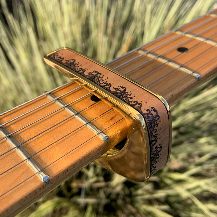 Thalia Flamed Maple Waves | Deluxe Capo – product image 5