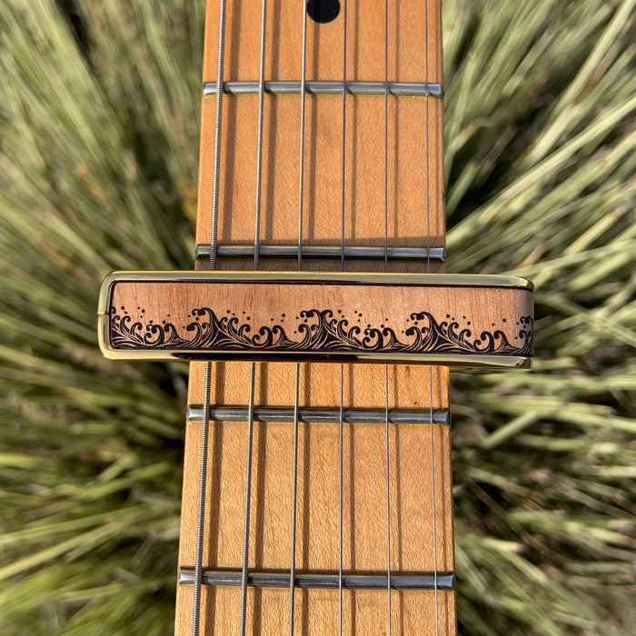 Thalia Flamed Maple Waves | Deluxe Capo – product image 6