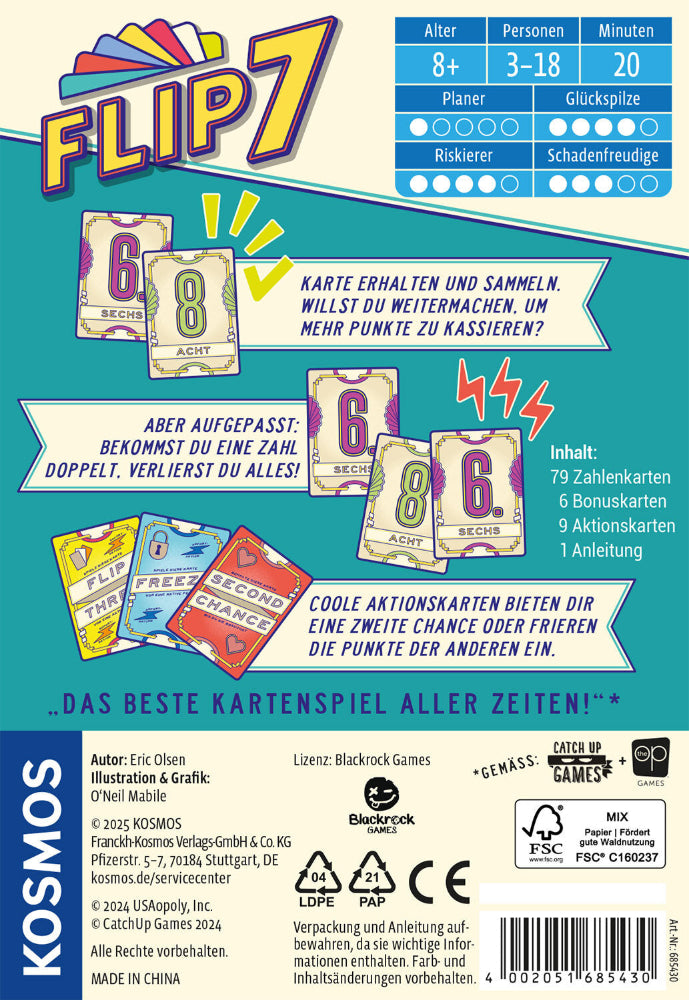 Flip 7 - Zocker-Kartenspiel für alle