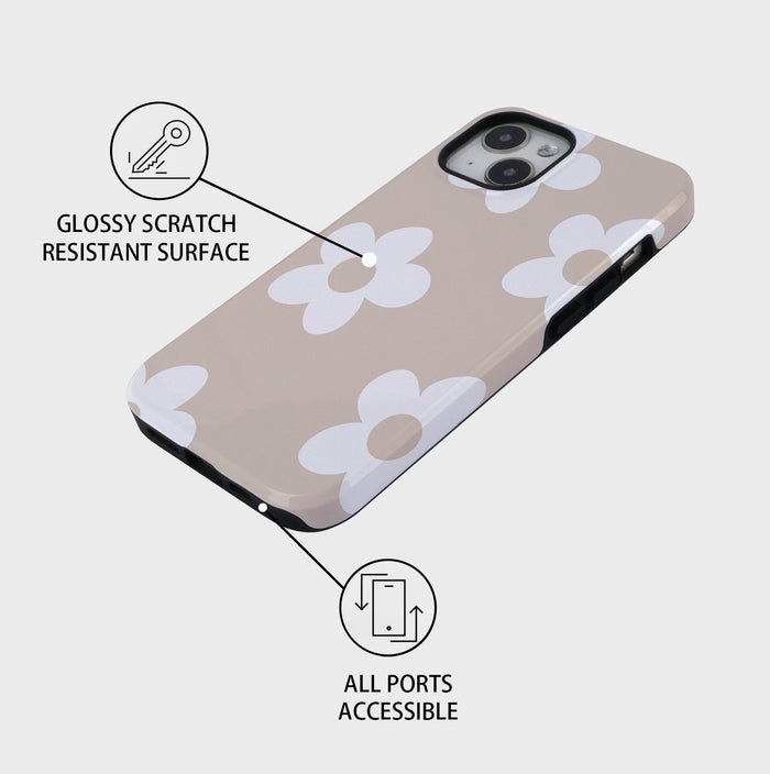 Flora | iPhone Case - Khaki