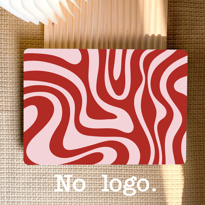 Flowing Color  | Macbook Case - Red