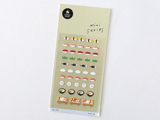 Food.06 Sushi Sticker Sheet 124