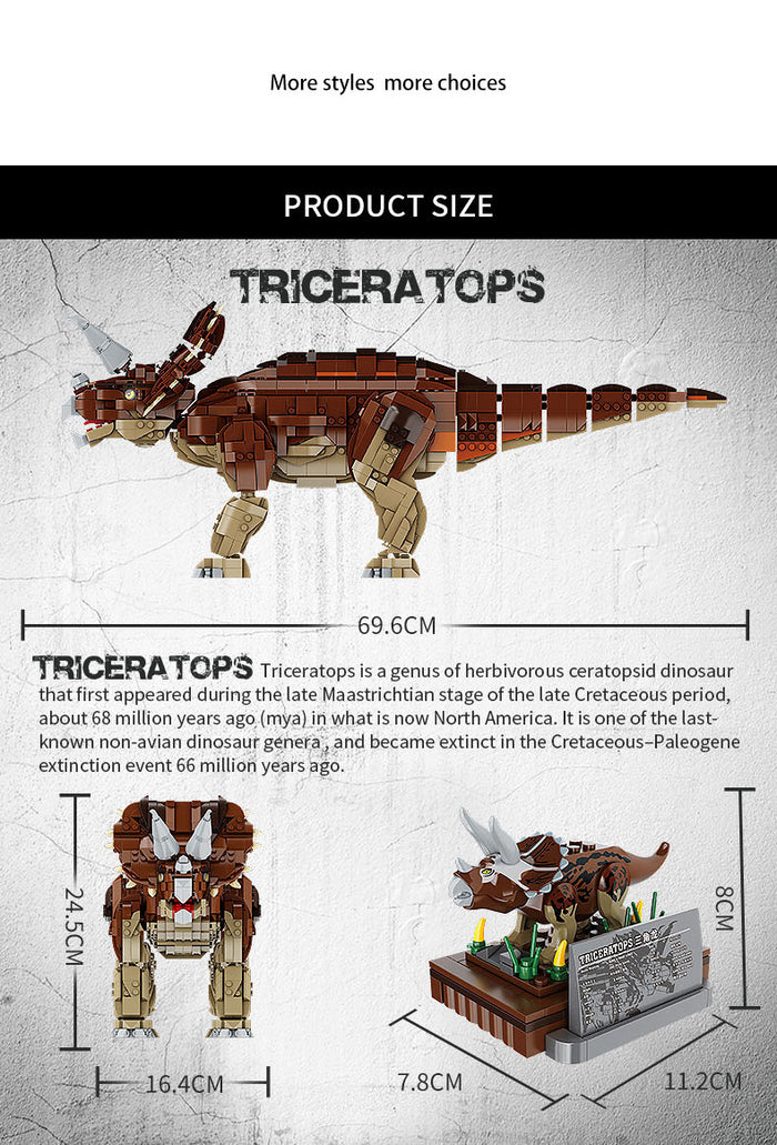 Forange BLOCK FC6203 Triceratops 1976pcs Forange