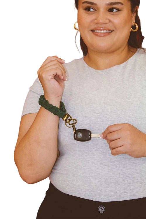 Shop Andi Forest Green Keychain