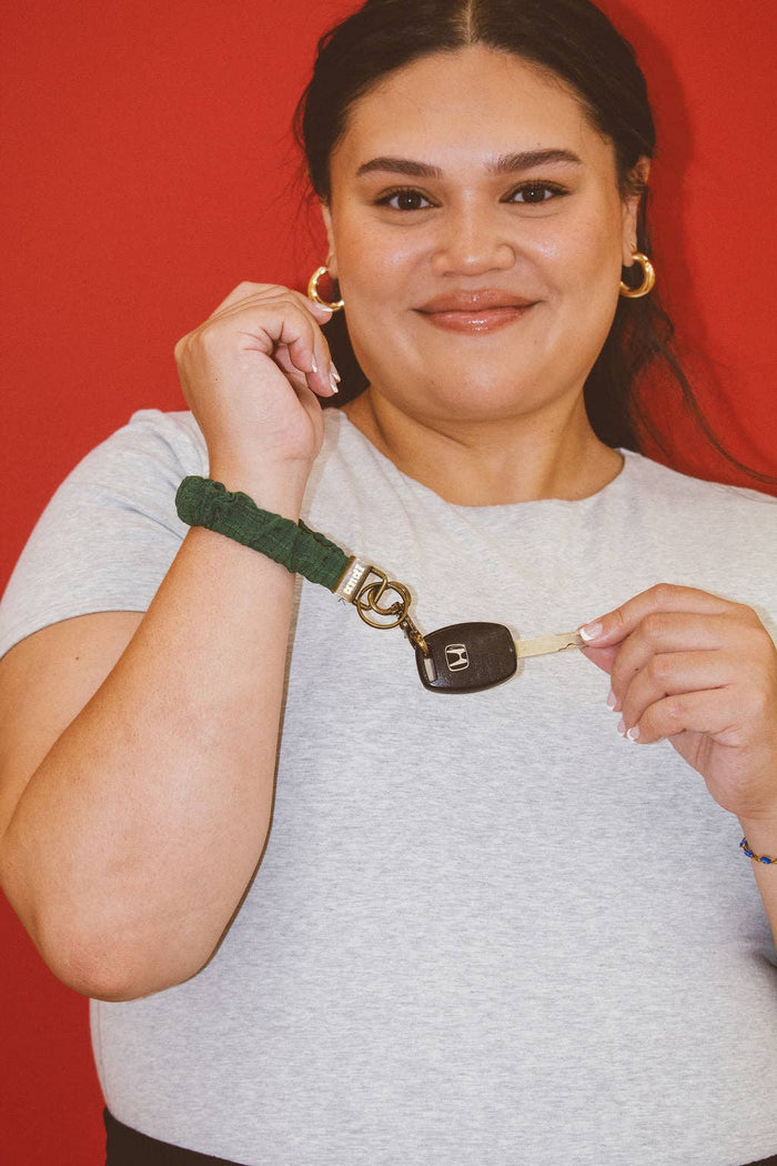 Shop Andi Forest Green Keychain