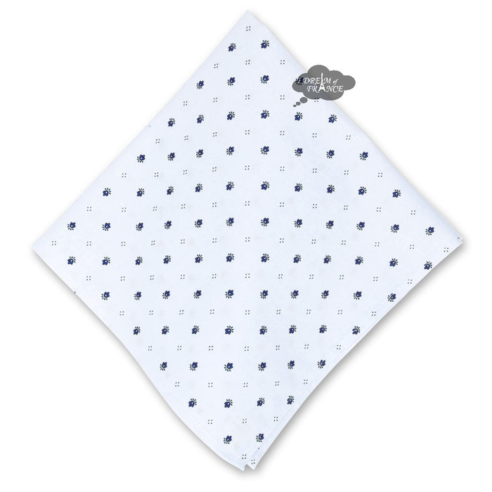 French Provencal napkin - Cotton - Calisson white | Tissus Toselli