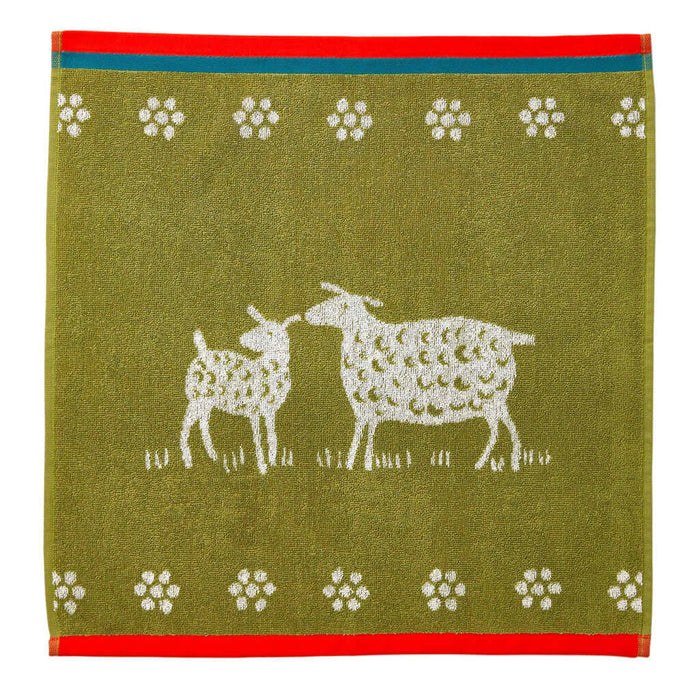 French terry towel - Cotton - Square - Sheep | Coucke