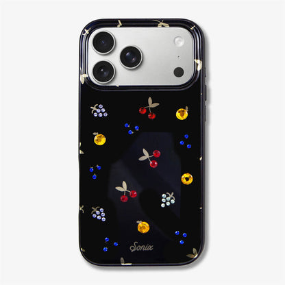 Fruit Gems iPhone Case - Black