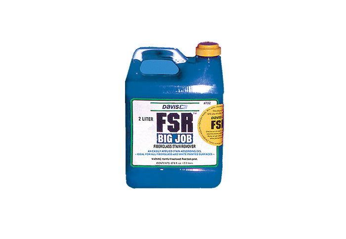 Blue container labeled 'FSR Big Job' on a white background davis marine services