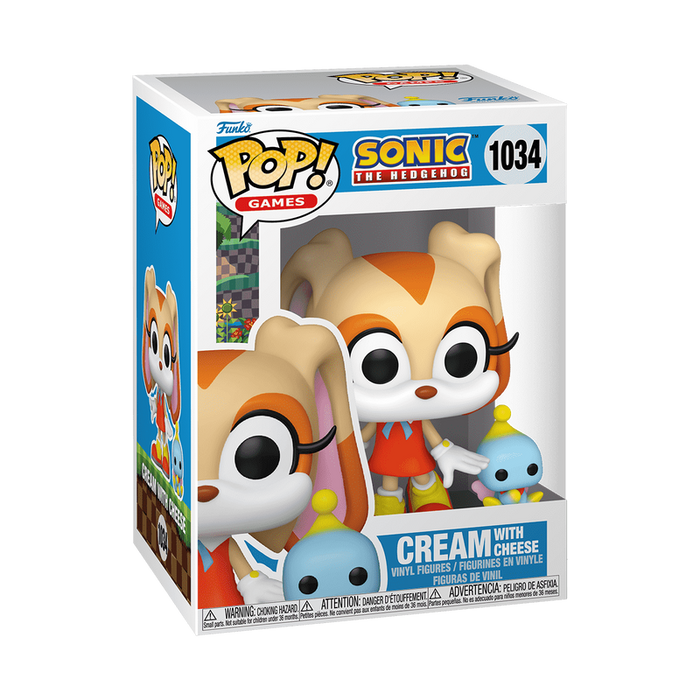 Funko POP & Buddy! Games: Sonic the Hedgehog - Cream with Cheese Vinyl Figure