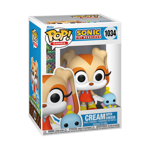 Funko POP & Buddy! Games: Sonic the Hedgehog - Cream with Cheese Vinyl Figure