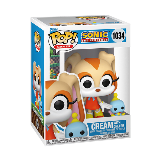 Funko POP & Buddy! Games: Sonic the Hedgehog - Cream with Cheese Vinyl Figure
