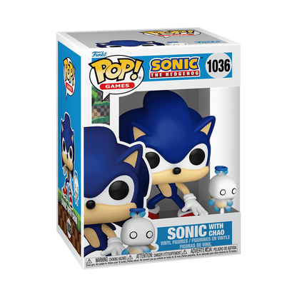 Funko POP & Buddy! Games: Sonic the Hedgehog - Sonic with Dark Chao Vinyl Figure