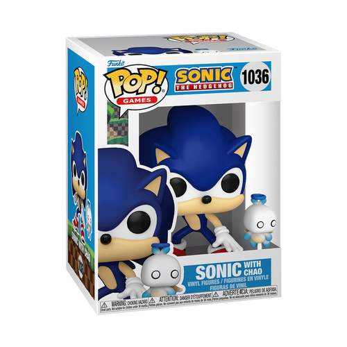 Funko POP & Buddy! Games: Sonic the Hedgehog - Sonic with Dark Chao Vinyl Figure