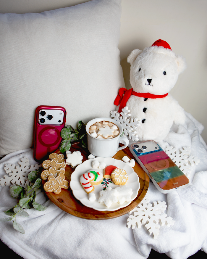Fuzzy Sweater Stripes MagSafe® Compatible iPhone Case