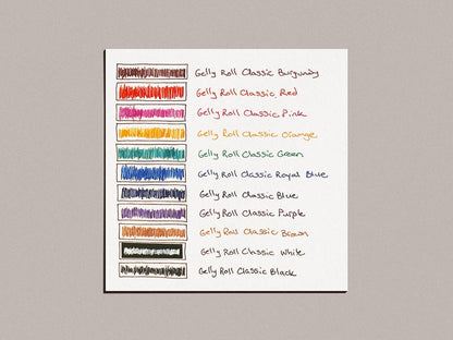 Gelly Roll Pen - Classic 0.3MM