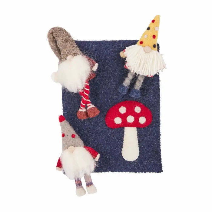 Gnome Finger Puppets