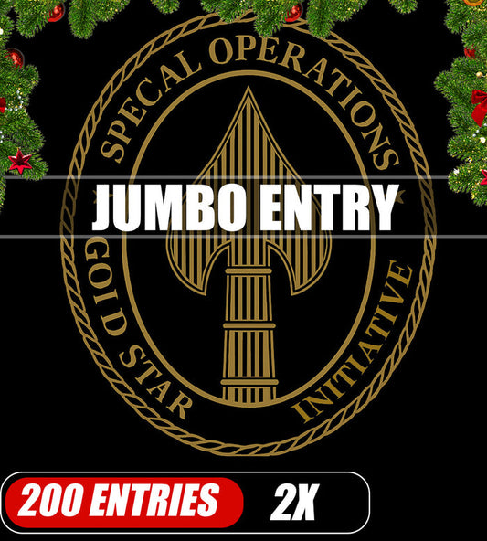 GOLD STAR CHRISTMAS GIVEBACK - JUMBO ENTRY (GOLD)