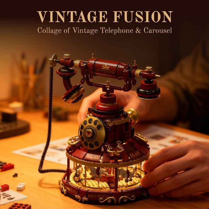H1014 Retro Telephone Carousel