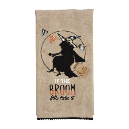 Halloween Embellished Towels