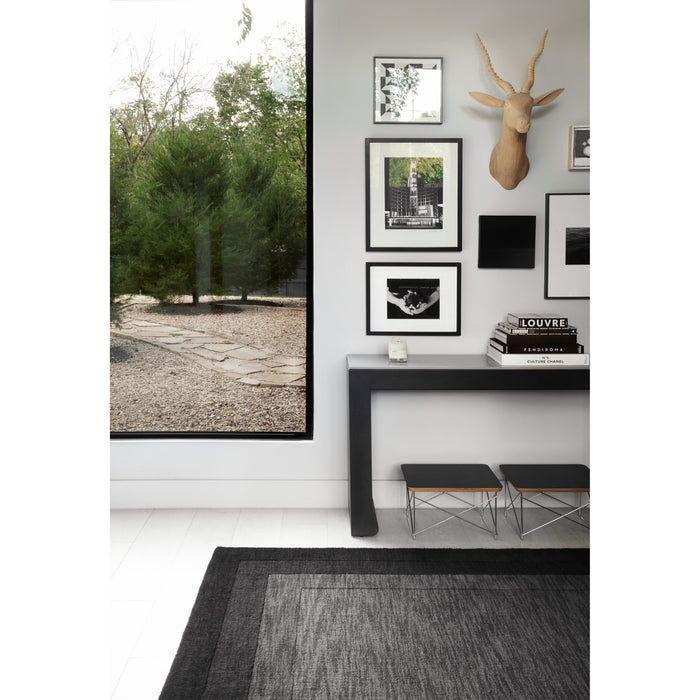 Rugs by Roo Loloi Hamilton Grey Charcoal Area Rug in size 3' 6" x 5' 6"