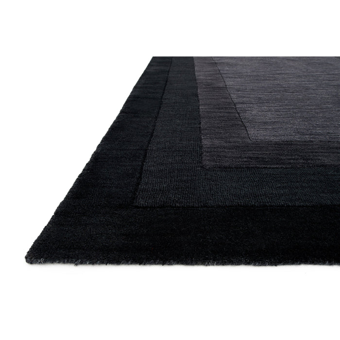 Rugs by Roo Loloi Hamilton Grey Charcoal Area Rug in size 5' 0" x 7' 6"
