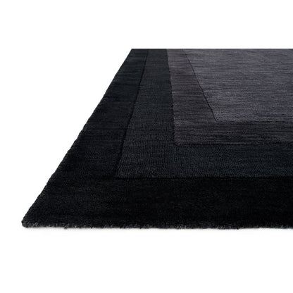 Rugs by Roo Loloi Hamilton Grey Charcoal Area Rug in size 5' 0" x 7' 6"