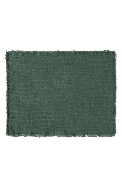 Handloom Placemat Duck Green, Set of 4 - Rugs by Roo