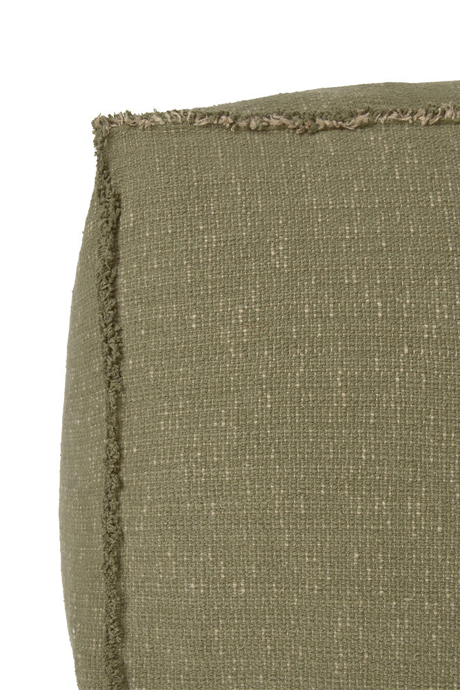Handloom Pouf Kaki - Rugs by Roo