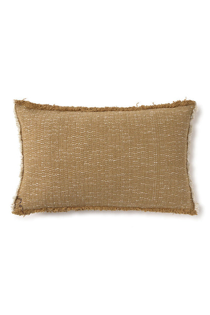 Handloom Rectangular Cushion Ochre - Rugs by Roo