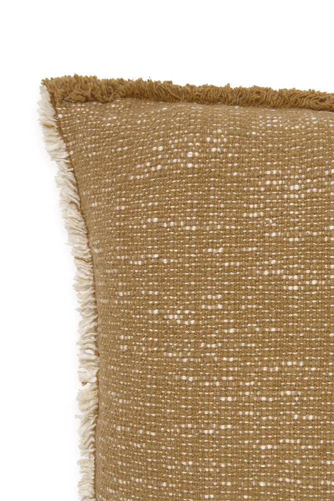 Handloom Rectangular Cushion Ochre - Rugs by Roo