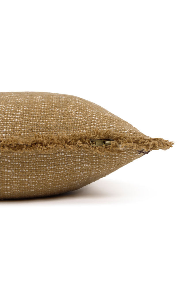Handloom Rectangular Cushion Ochre - Rugs by Roo