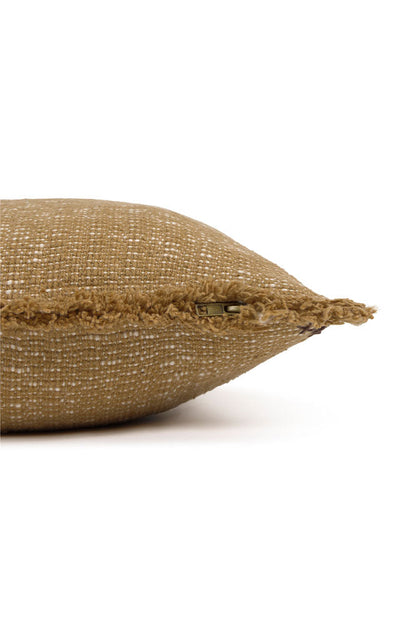 Handloom Rectangular Cushion Ochre - Rugs by Roo