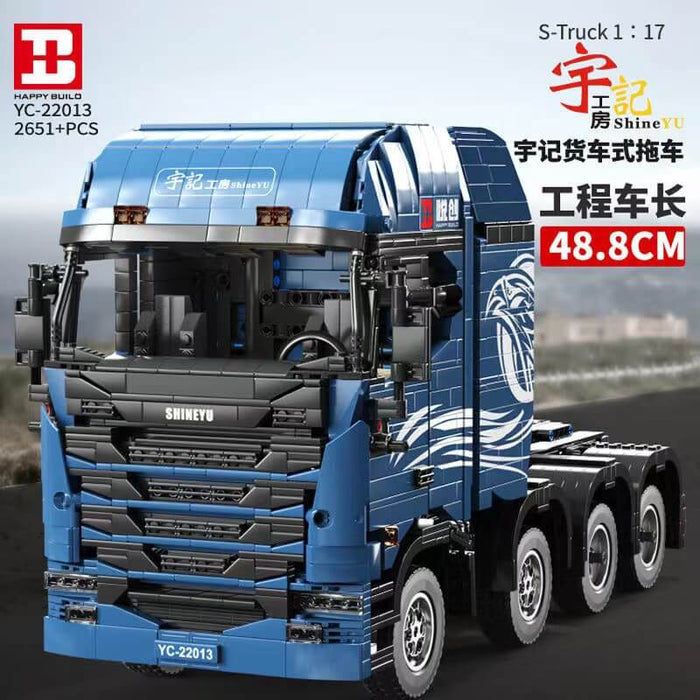 HAPPY BUILD YC-22013 Shine YU S-Truck 2651pcs HAPPY BUILD