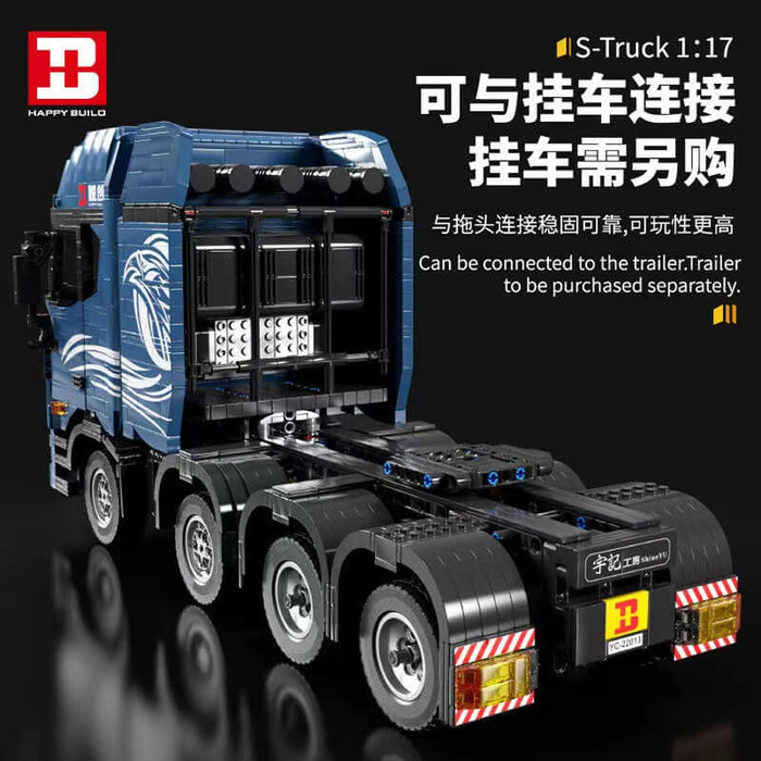 HAPPY BUILD YC-22013 Shine YU S-Truck 2651pcs HAPPY BUILD