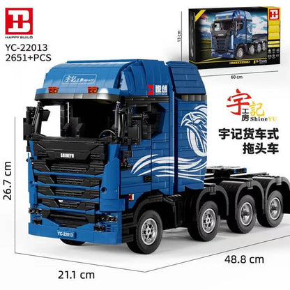 HAPPY BUILD YC-22013 Shine YU S-Truck 2651pcs HAPPY BUILD