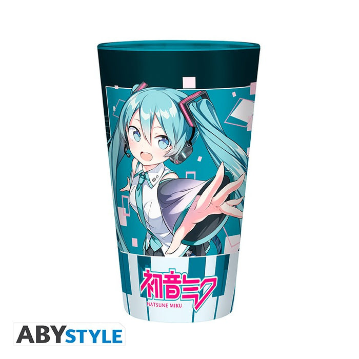 Hatsune Miku - Musical City Large Glass